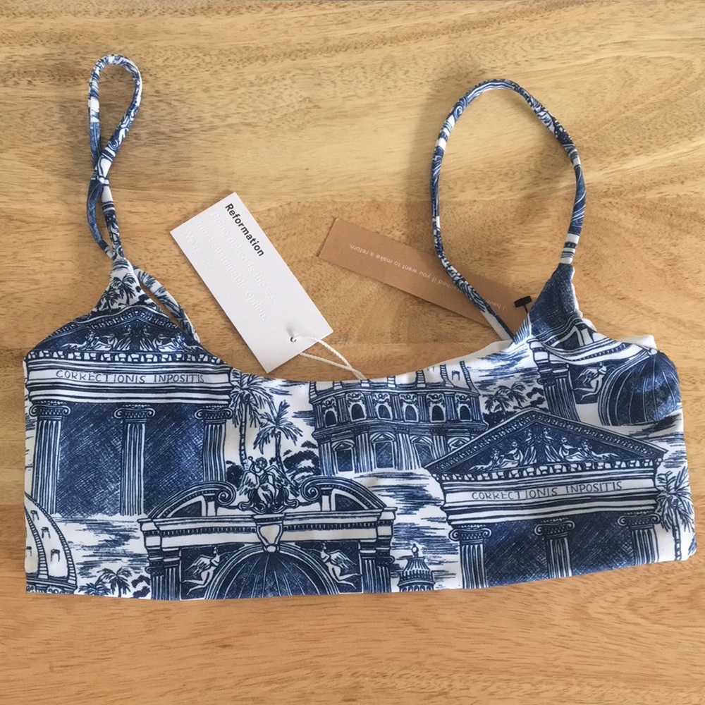 Reformation Malibu Bikini Top